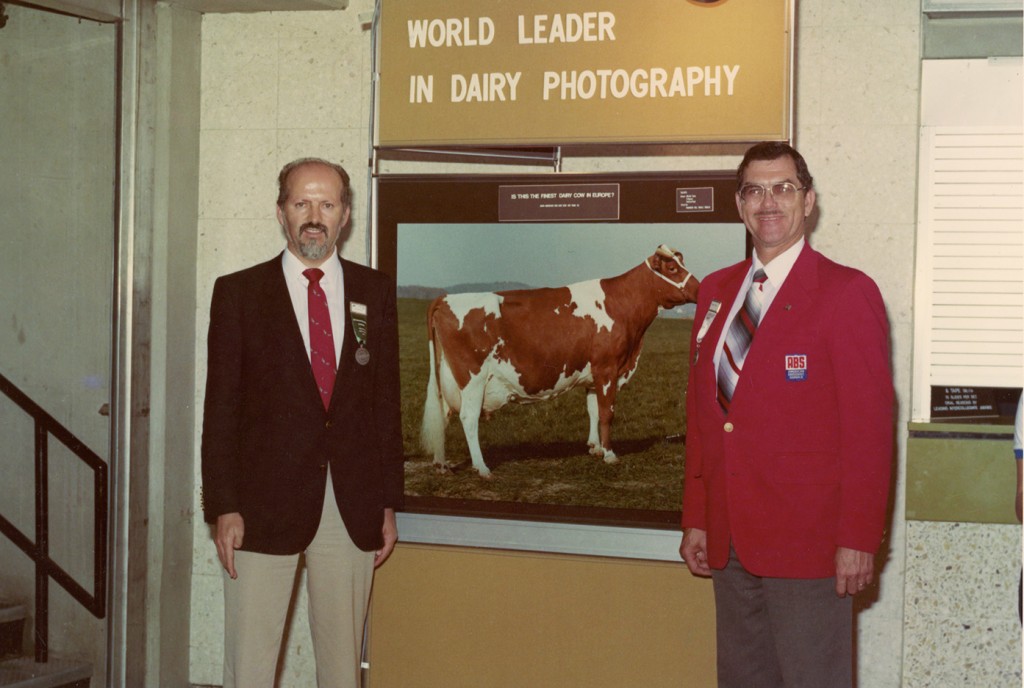 1979: The photographer Danny Weaver (USA) took this picture of the famous Triple daughter Guex Triple Tulipe Red EX-98 in Switzerland.